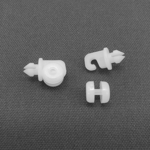 Lot 2 roulettes blanches pour panneau japonais