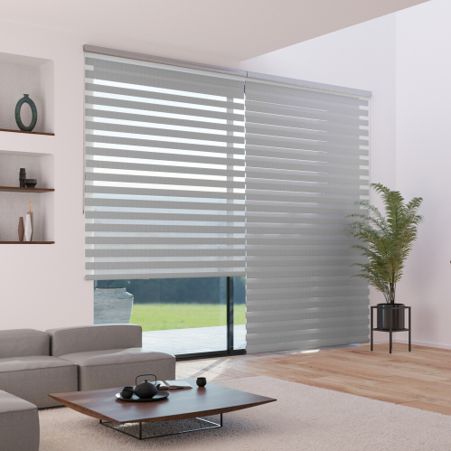 Store enrouleur jour nuit jacquard avec coffre - gamme...