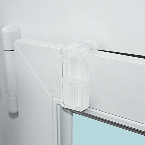 Lot de fixations sans percer à serrer en PVC pour store...