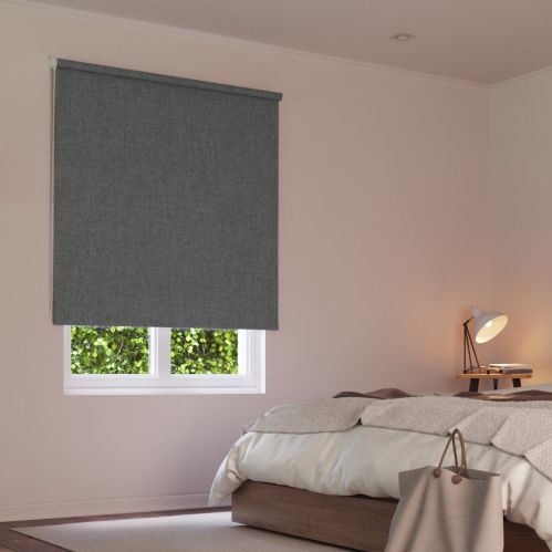 Store enrouleur occultant tissu double face