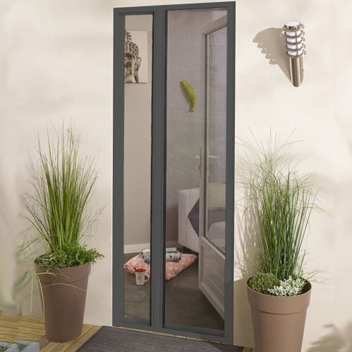 Moustiquaire enroulable latérale en alu pour porte et fenêtre