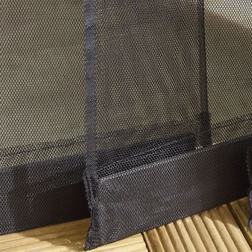 Moustiquaire rideau de porte sans percer - 4 lamelles