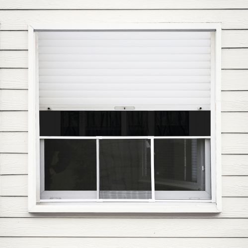 Moustiquaire alu extensible pour volet roulant sans percer L70-132cm x H50cm