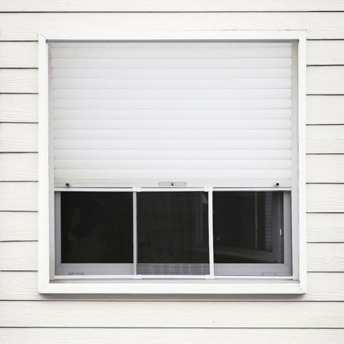 Moustiquaire alu extensible pour volet roulant sans percer L70-132cm x H50cm