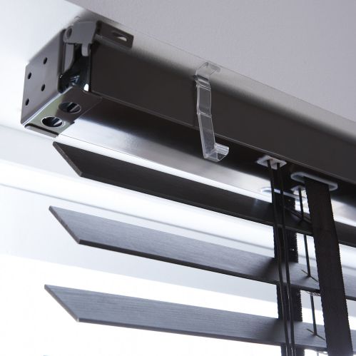 Store vénitien en bois lames 50mm avec galon