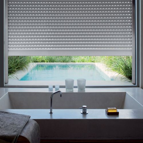 Volet roulant aluminium recoupable avec motorisation filaire