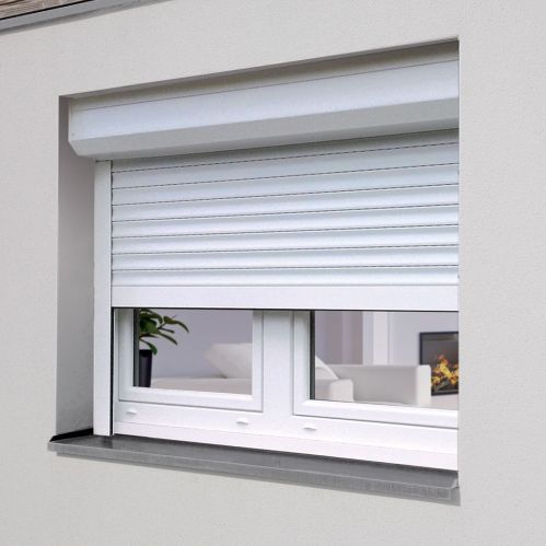 Volet roulant aluminium recoupable à sangle