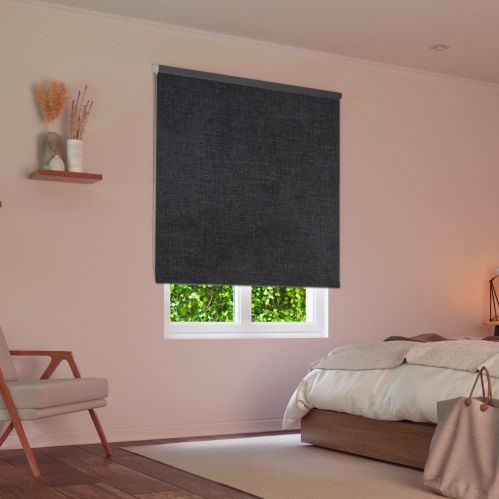 Store enrouleur occultant ancona effet tweed h190cm
