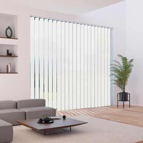 Store californien lamelle 127 mm tamisant blanc