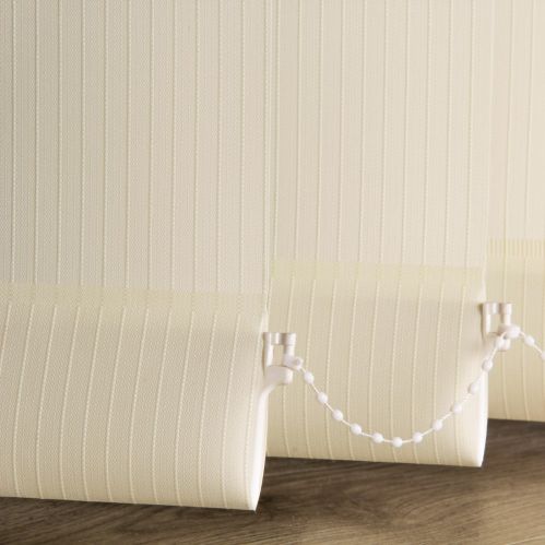 Lot de 5 lamelles verticales 89mm basiques pour store californien