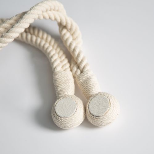 Embrasse lien double aimanté en corde - V.créations