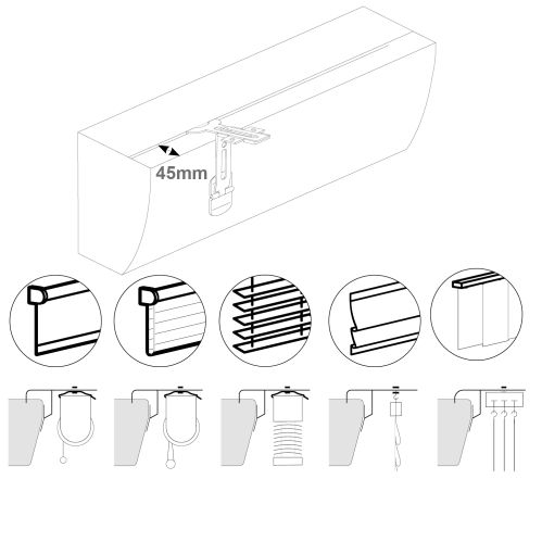 Fixation pratique pour tous types de stores