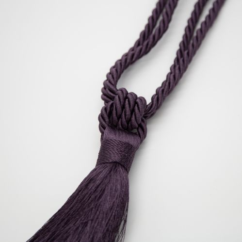 Embrasse à rideaux classique lien torsadé et pompon