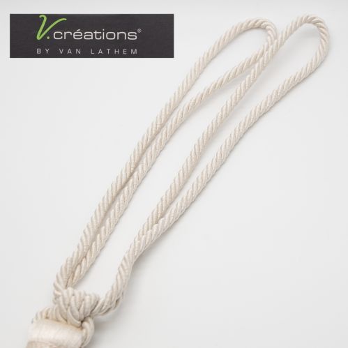 Embrasse à rideaux classique lien torsadé et pompon