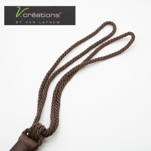 Embrasse à rideaux classique lien torsadé et pompon