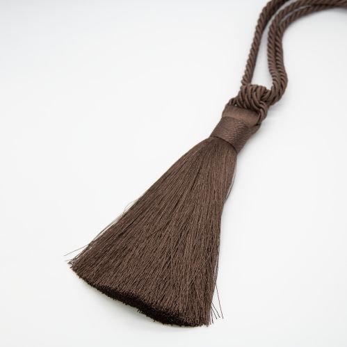 Embrasse à rideaux classique lien torsadé et pompon