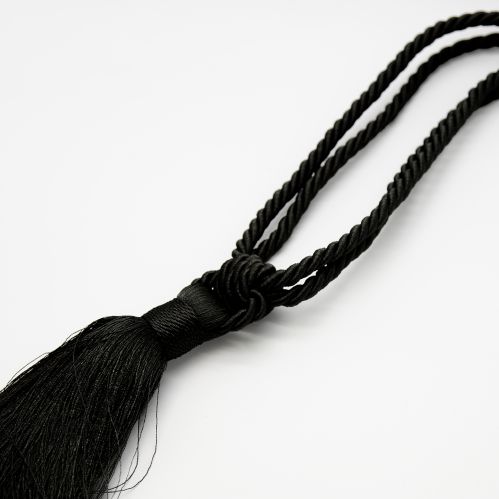 Embrasse à rideaux classique lien torsadé et pompon