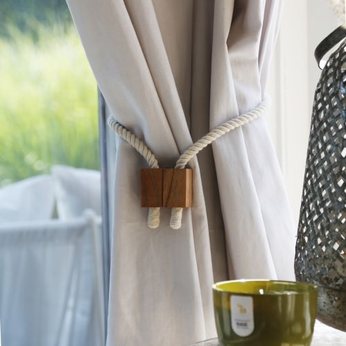 Embrasse à rideaux cubes aimantés - V.créations