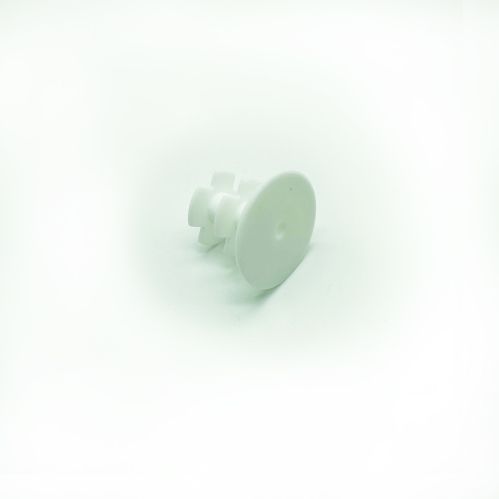 Embout de barre de lestage blanc pour store enrouleur jour nuit