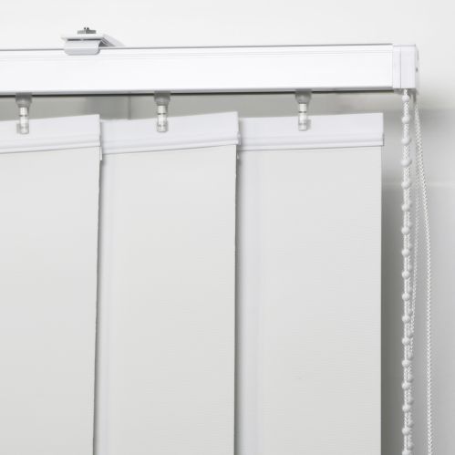 Lot de 5 lamelles verticales 89mm occultantes sans chainette pour store californien