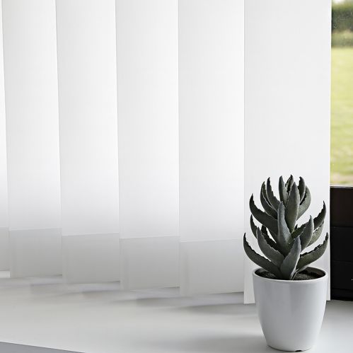 Lot de 5 lamelles verticales 89mm occultantes sans chainette pour store californien