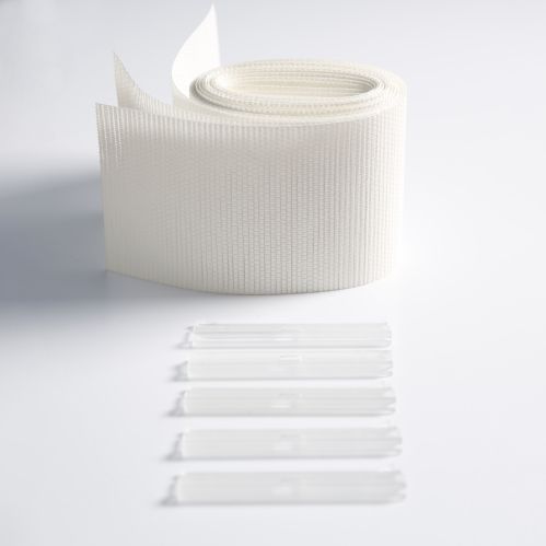 Lot de 5 lamelles verticales 89mm tamisantes paille sans chainette pour store californien