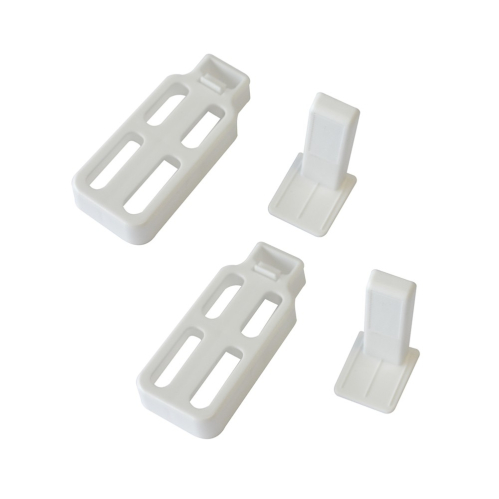 U7: Supports auto-serrants Blanc