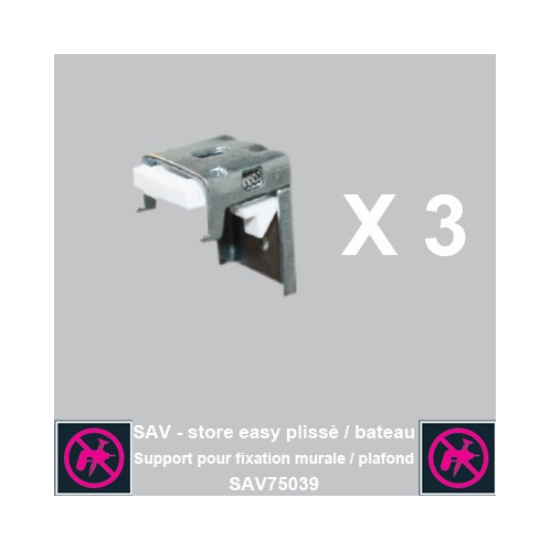 3 Supports easy bateau pour fixation murale ou plafond
