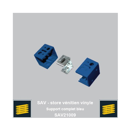 Support complet bleu pour venitien vinyle 25mm