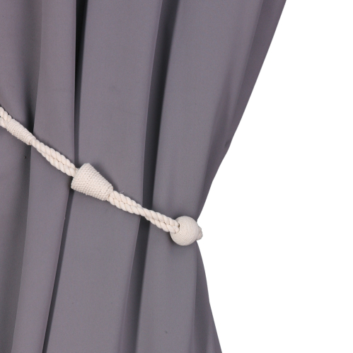 Embrasse à rideaux torsadée en coton