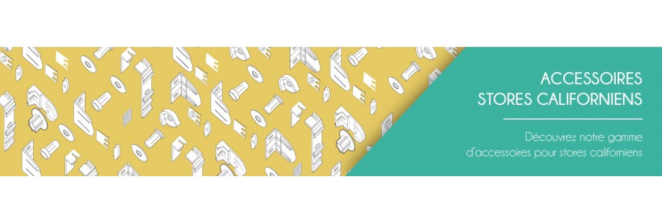 Découvrez toutes la gammes d'accessoires pour lamelles verticales.