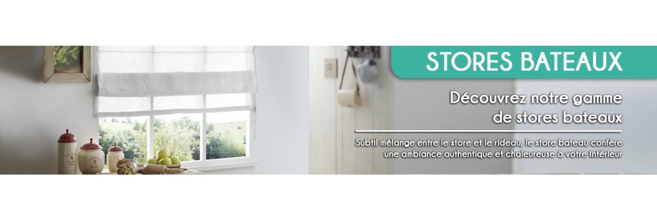 Stores Bateaux Voilage, Tamisant ou Occultant | Madécostore