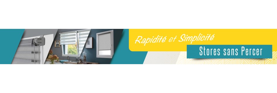 Stores enrouleurs sans perçage | Pose facile & sans vis Madéco.fr