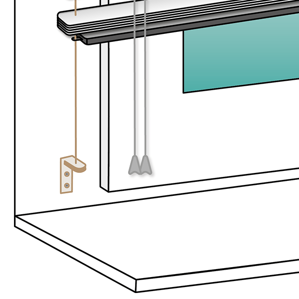 Guidage mural à visser